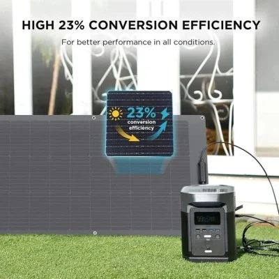 EcoFlow 100W Flexible Solar Panal - Black